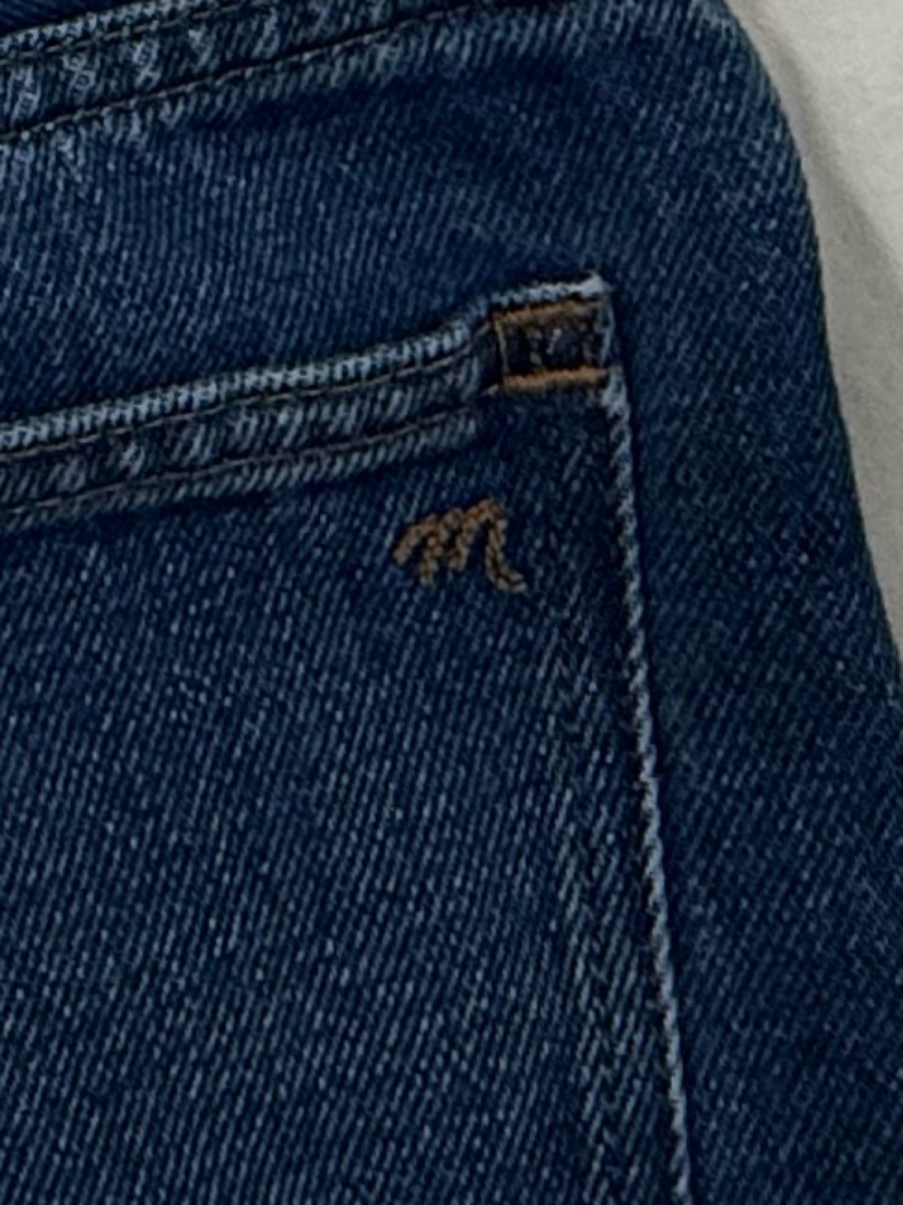 Madewell Baggy Straight Jeans Size 27 Medium Wash High Rise Denim - Picture 5 of 14